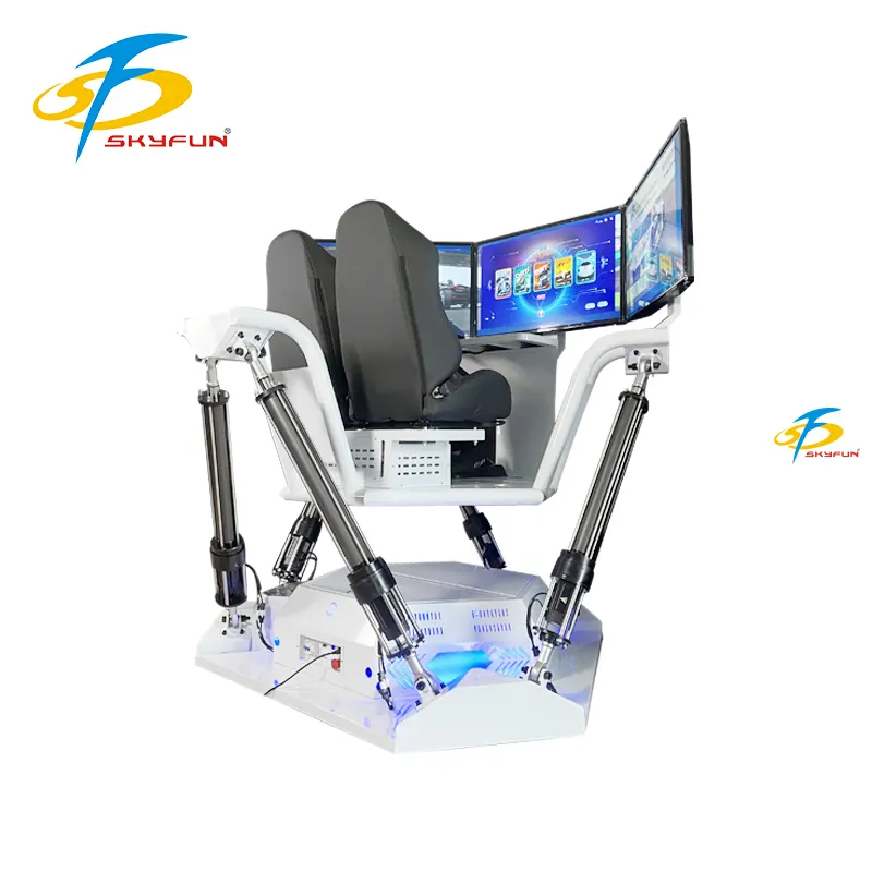 6DOF Racing Car Simulator with 3-Screen HD Display 1