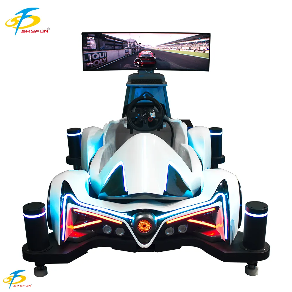 4-Axis VR Racing Simulator - Professional Logitech G29 Steering Wheel 1