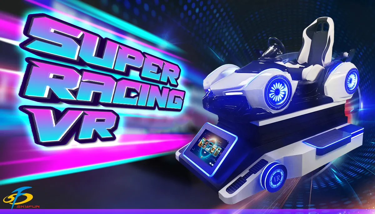 VR Car Racing Simulator with Realistic Steering Wheel 1