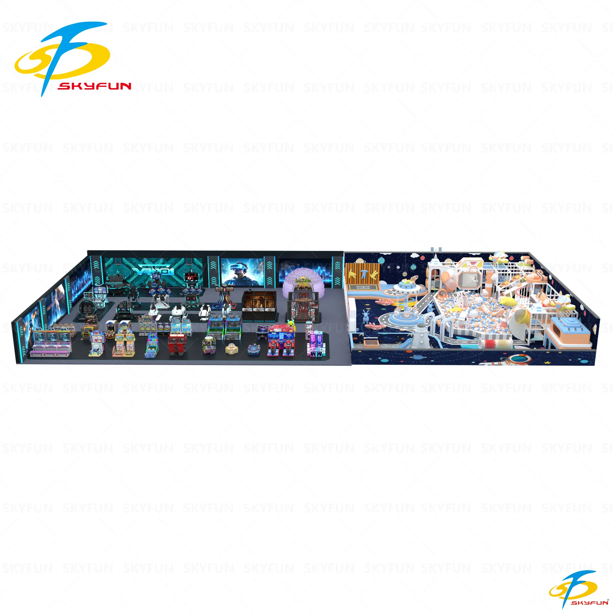 Immersive VR & Arcade Park: Ultimate Entertainment Venue 1