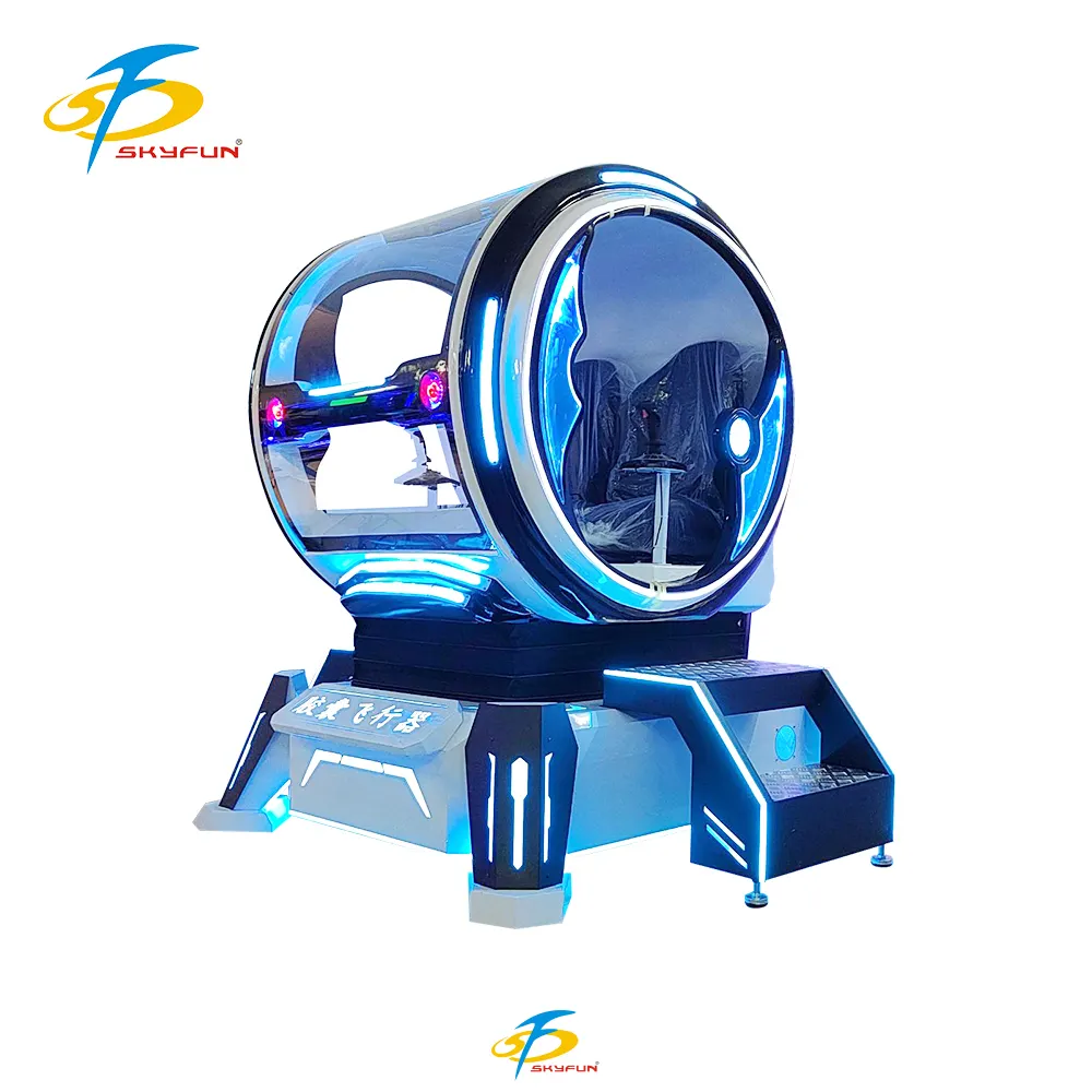360 Degree Space Capsule VR Simulator - Double Seat Flight Experience 1