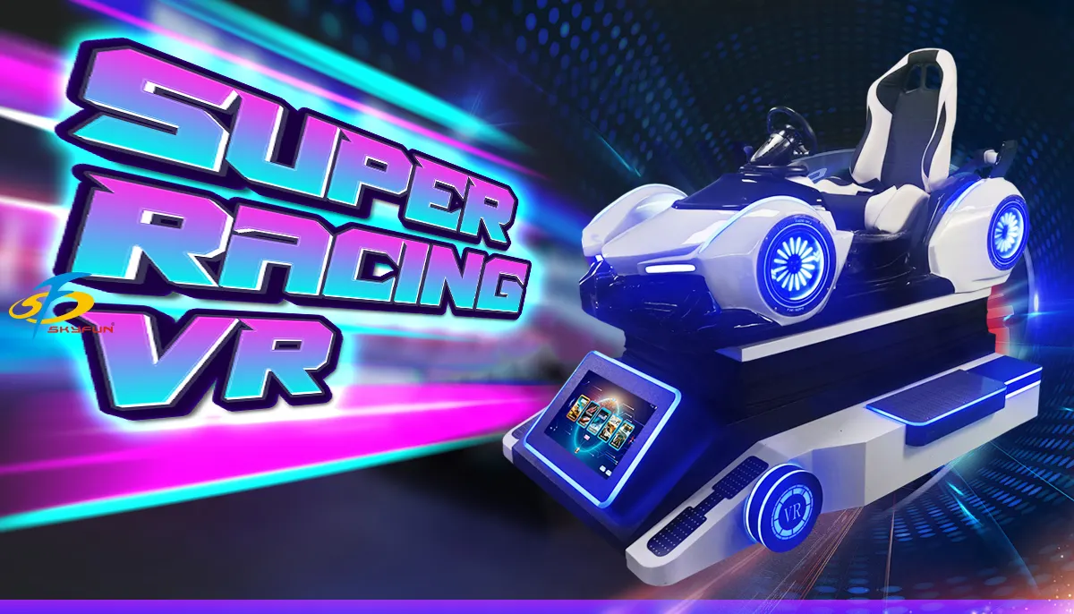 Virtual Reality Racing Simulator with Realistic Steering Wheel 1
