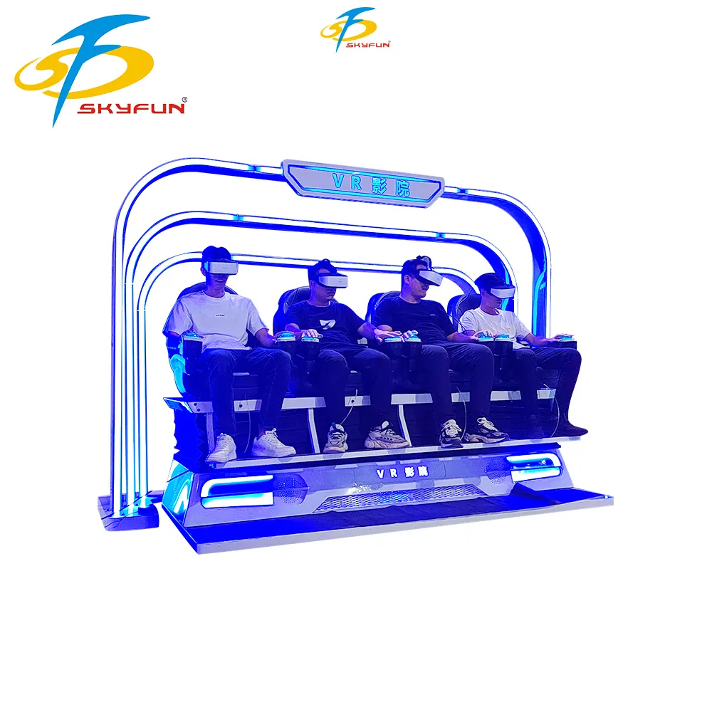 4-Seat 9D VR Chair: Immersive Realism & Interactive Fun 1
