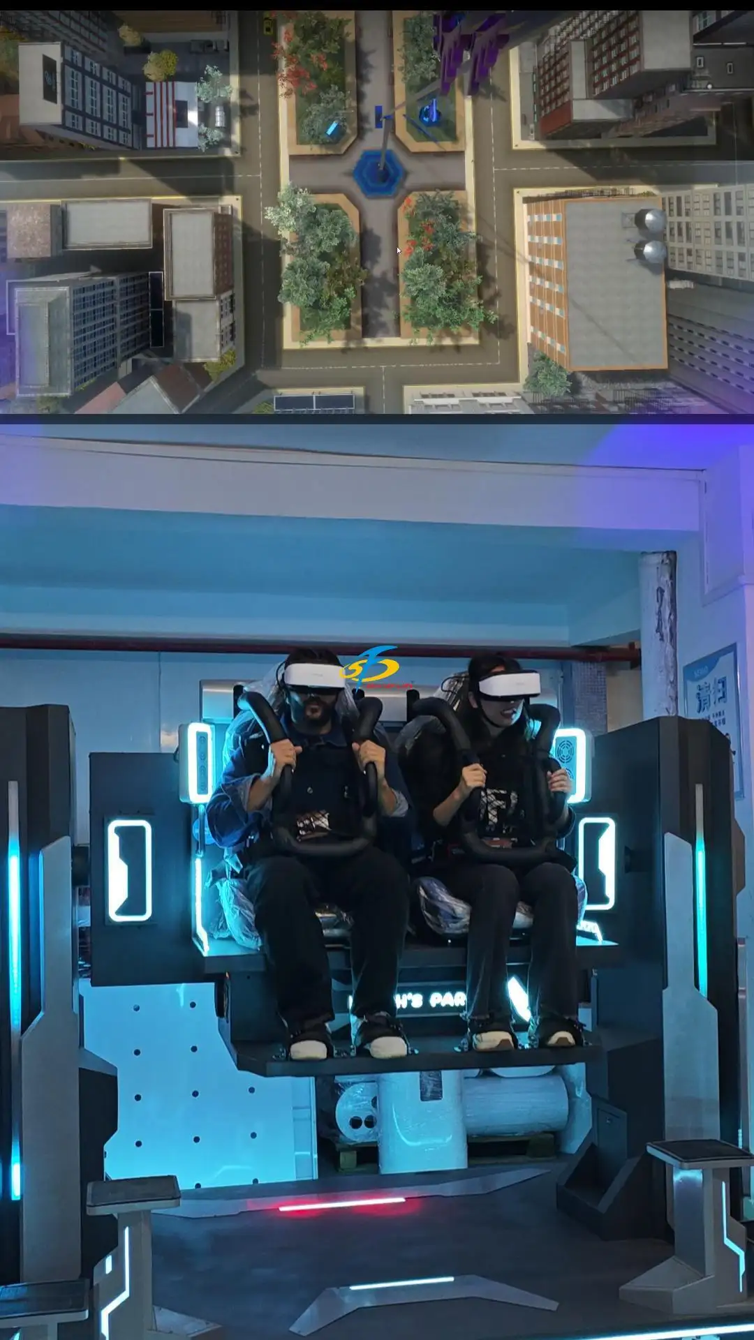 SKYFUN Best Fun Reversal Star 720° VR Driving Simulator 1