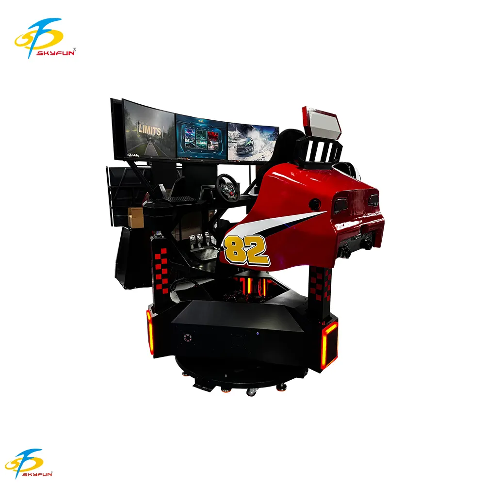SkyFun Triple-Screen VR Driving Simulator 1