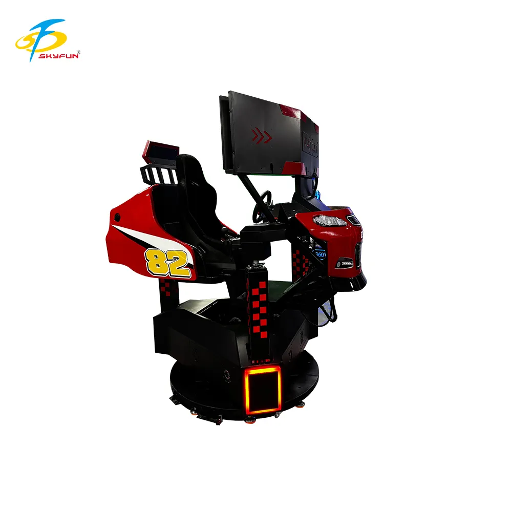 SkyFun Triple-Screen VR Driving Simulator 5