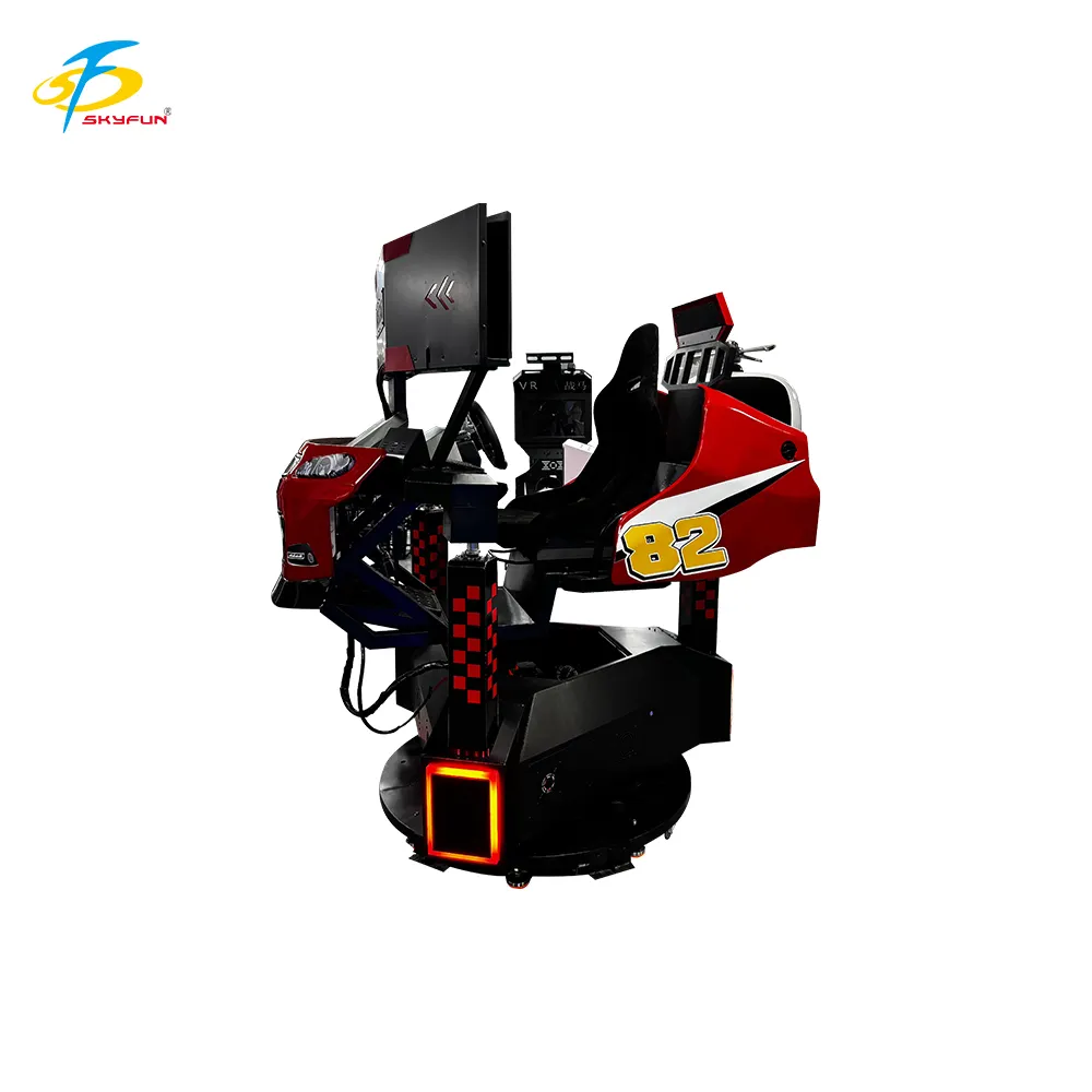SkyFun Triple-Screen VR Driving Simulator 7