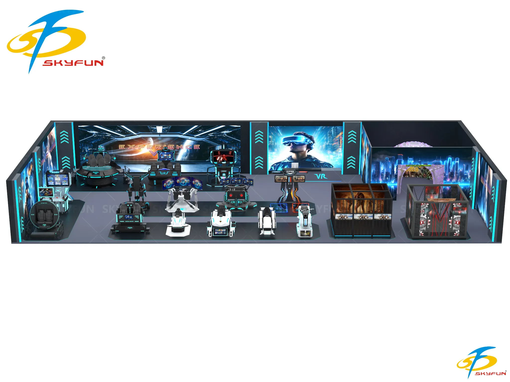 VR Theme Park: Creative Entertainment Venue for Fun Games and Experiences 1
