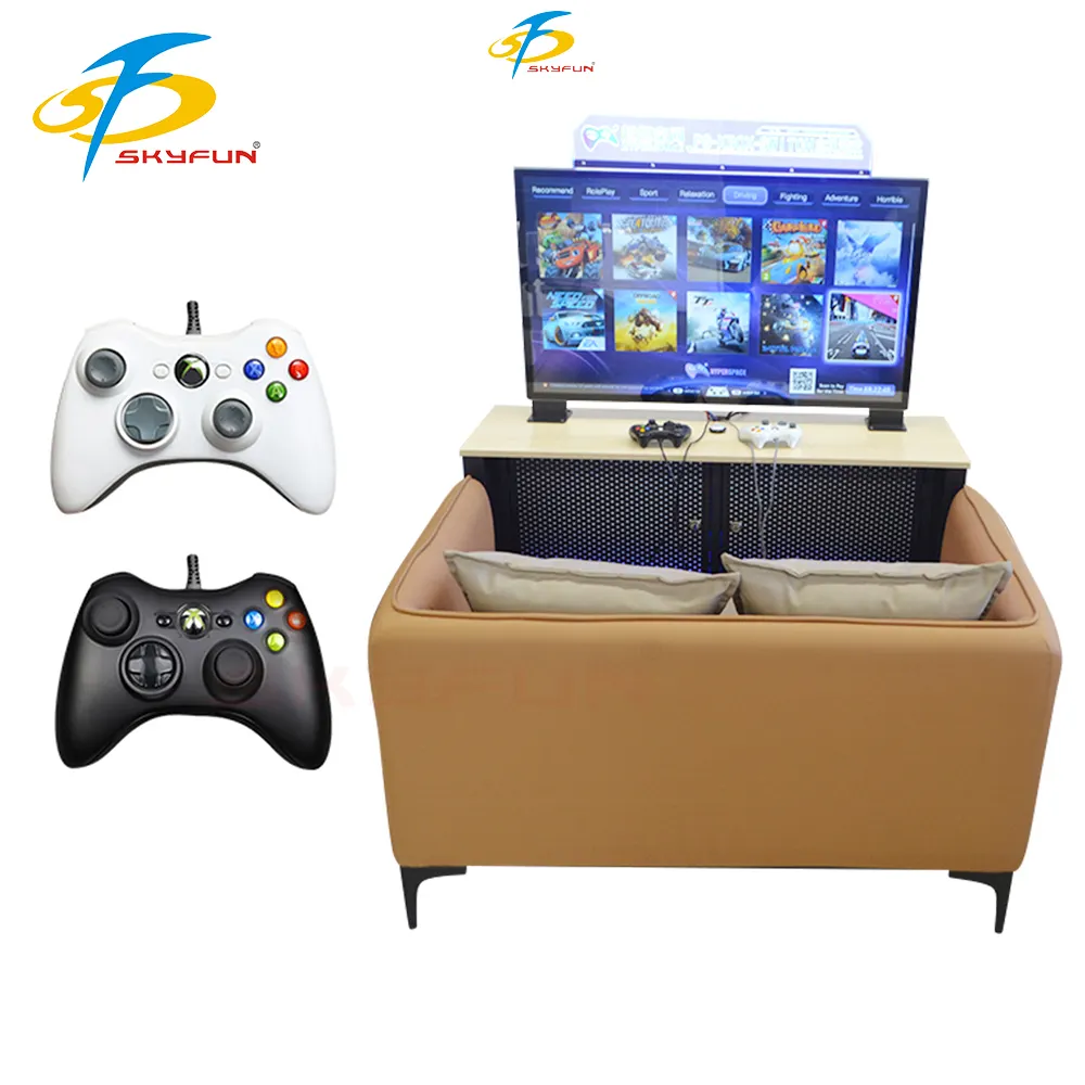 Commercial E-Sports Console: Unattended Operation, 100+ Games, Comfortable Sofa 1