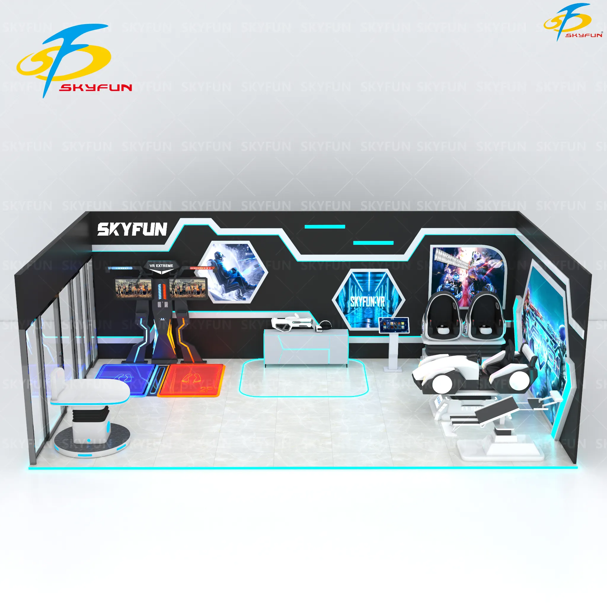 60sqm Virtual Reality Amusement Park - Experience Advanced VR Technology with Friends & Family 1