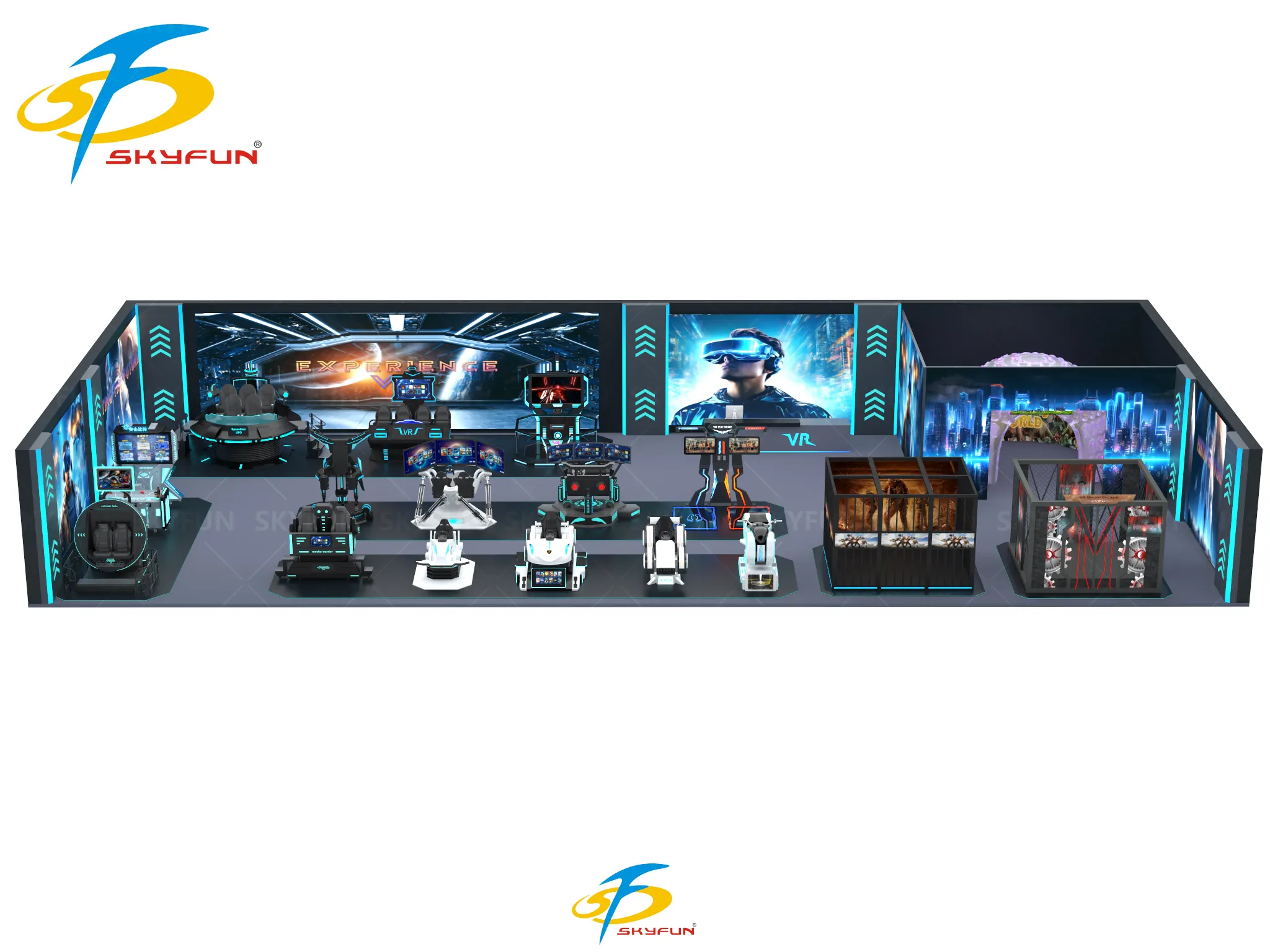 Custom vr theme parks manufacturer Manufacturer | SKYFUN 1