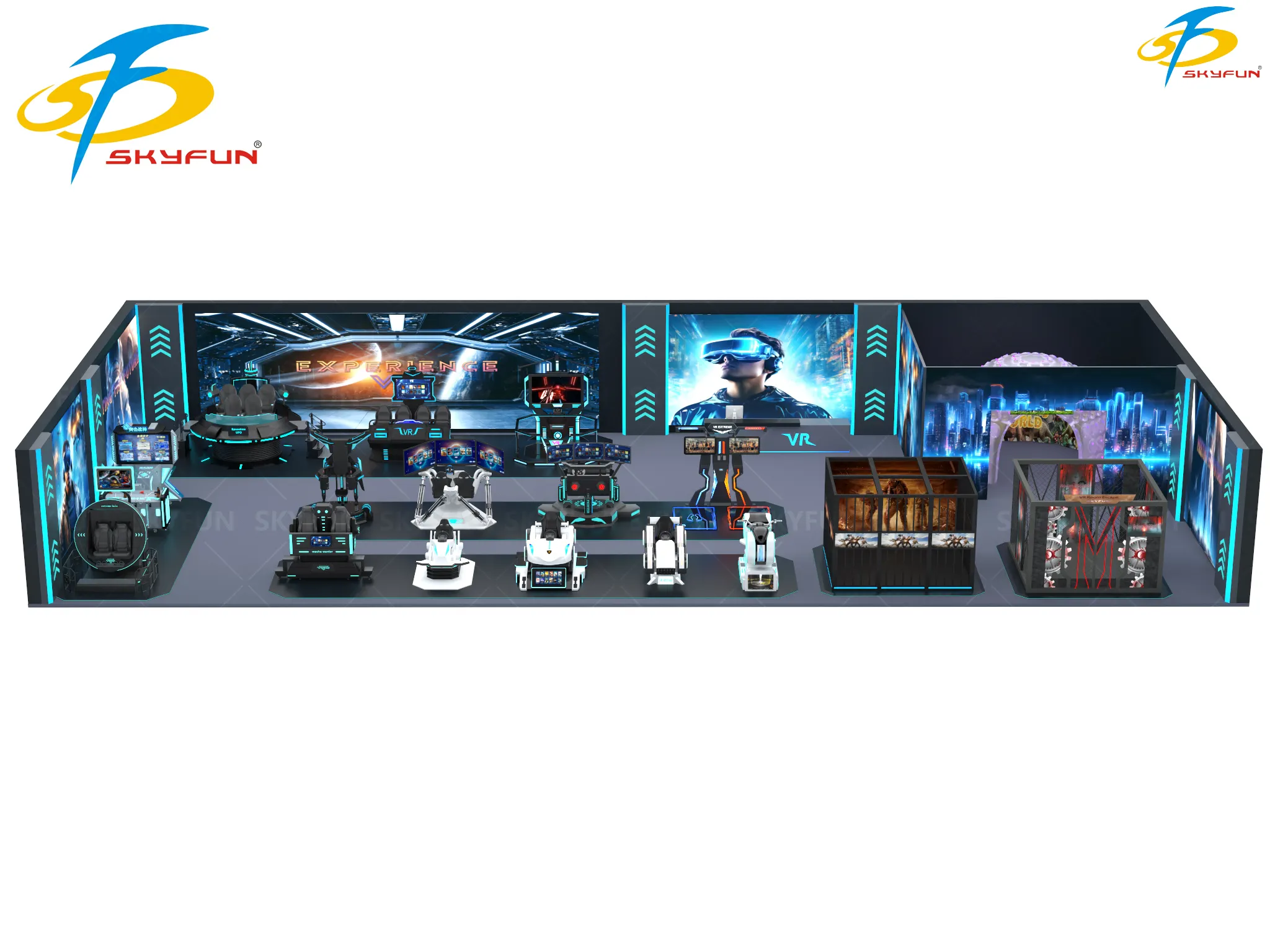 Custom roller coaster vr theme park manufacturer Manufacturer | SKYFUN 1