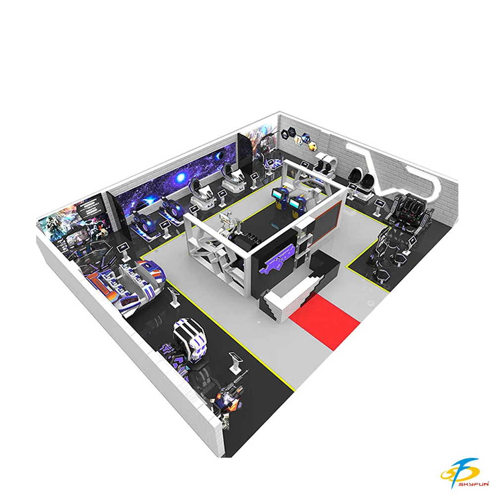 Turnkey 300sqm VR Theme Park - One-Stop 9D VR Center 1