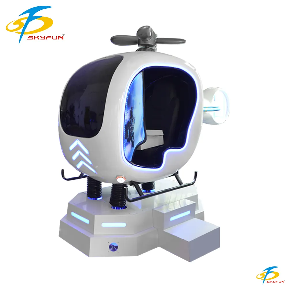 VR Flying Simulator - 9D Helicopter, Motion Joystick, 20+ Games 1