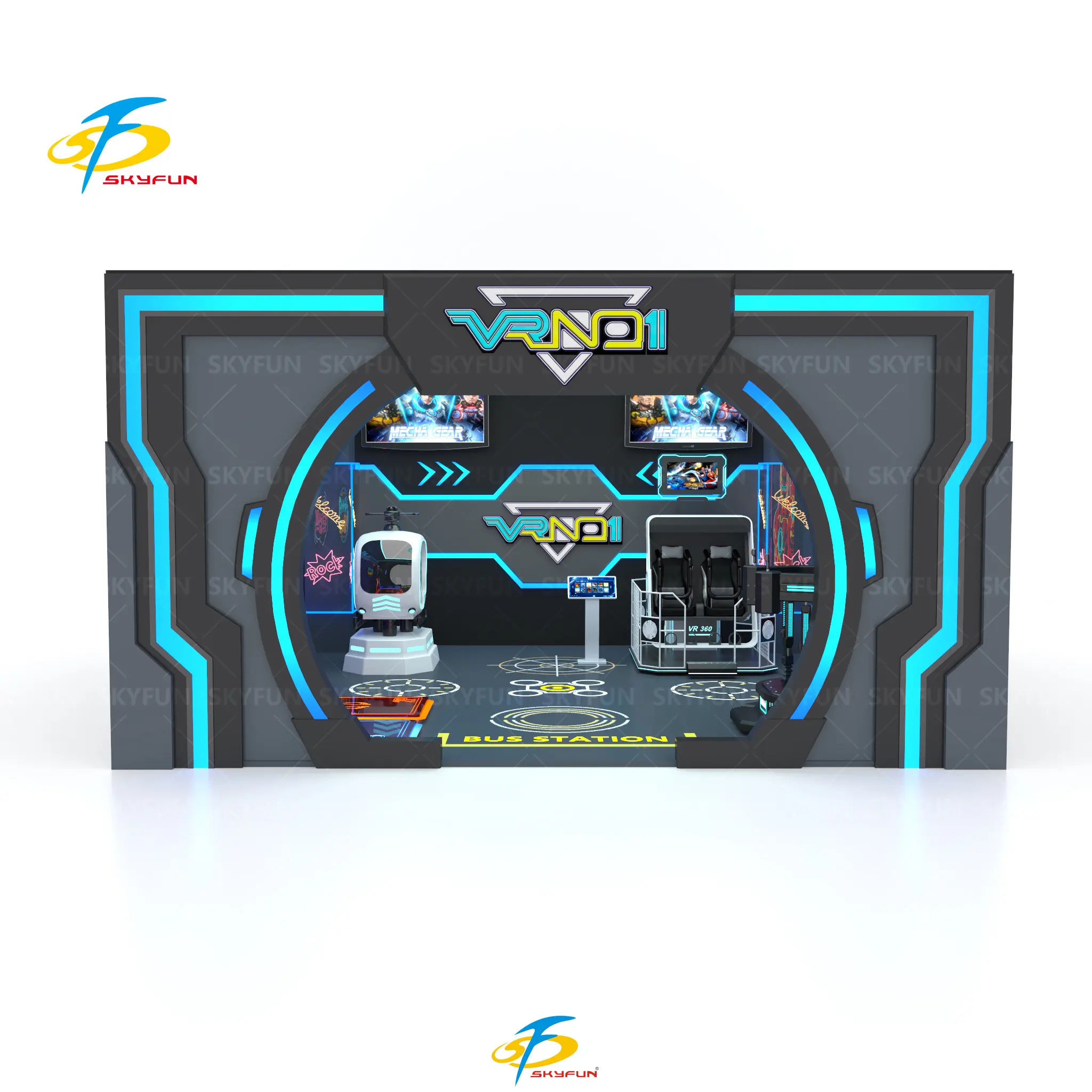 50 Sqm VR Amusement Park: Complete Setup for Thrilling Adventures 1