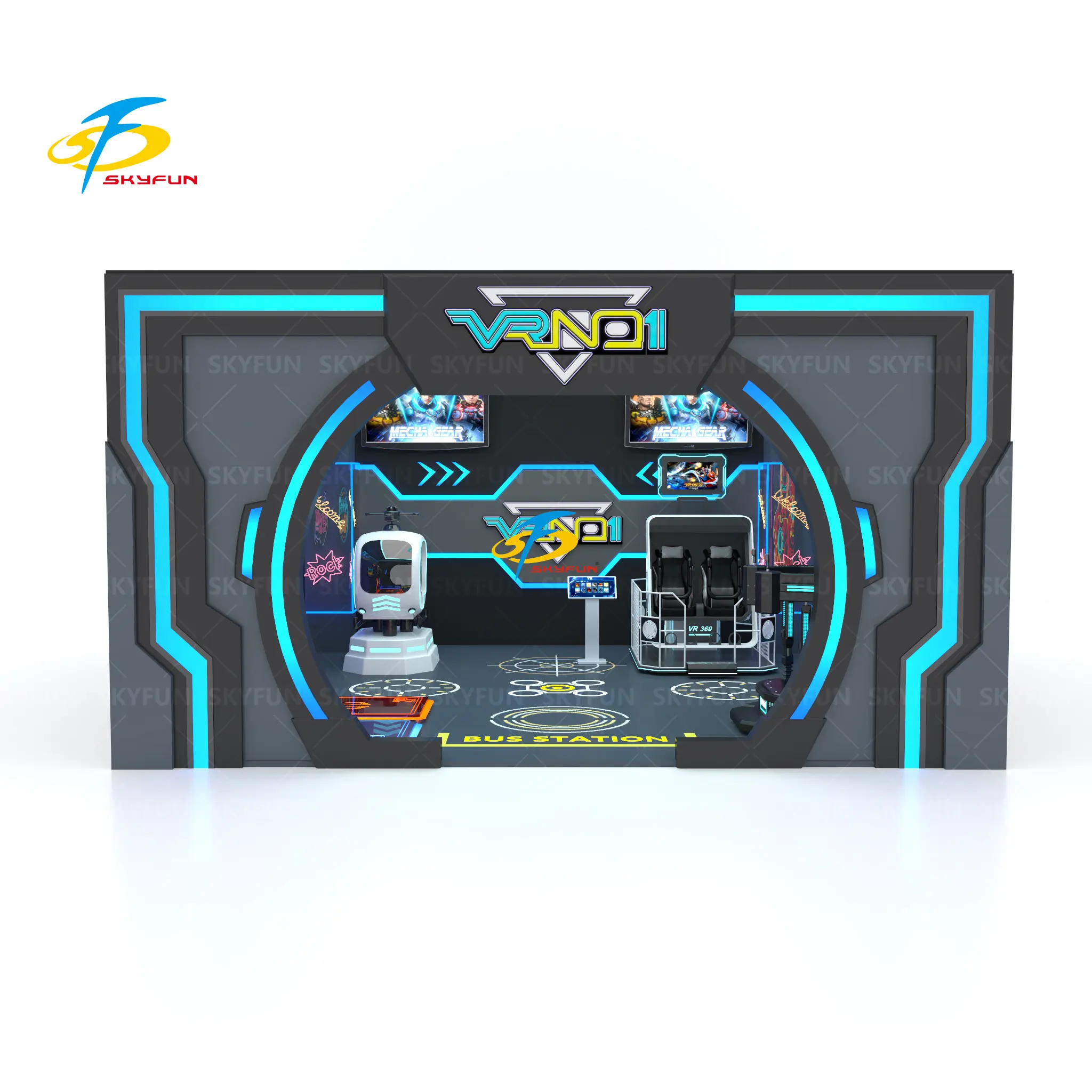 50㎡ VR Amusement Park Solution – Diverse VR Machines & One-Stop Service 1