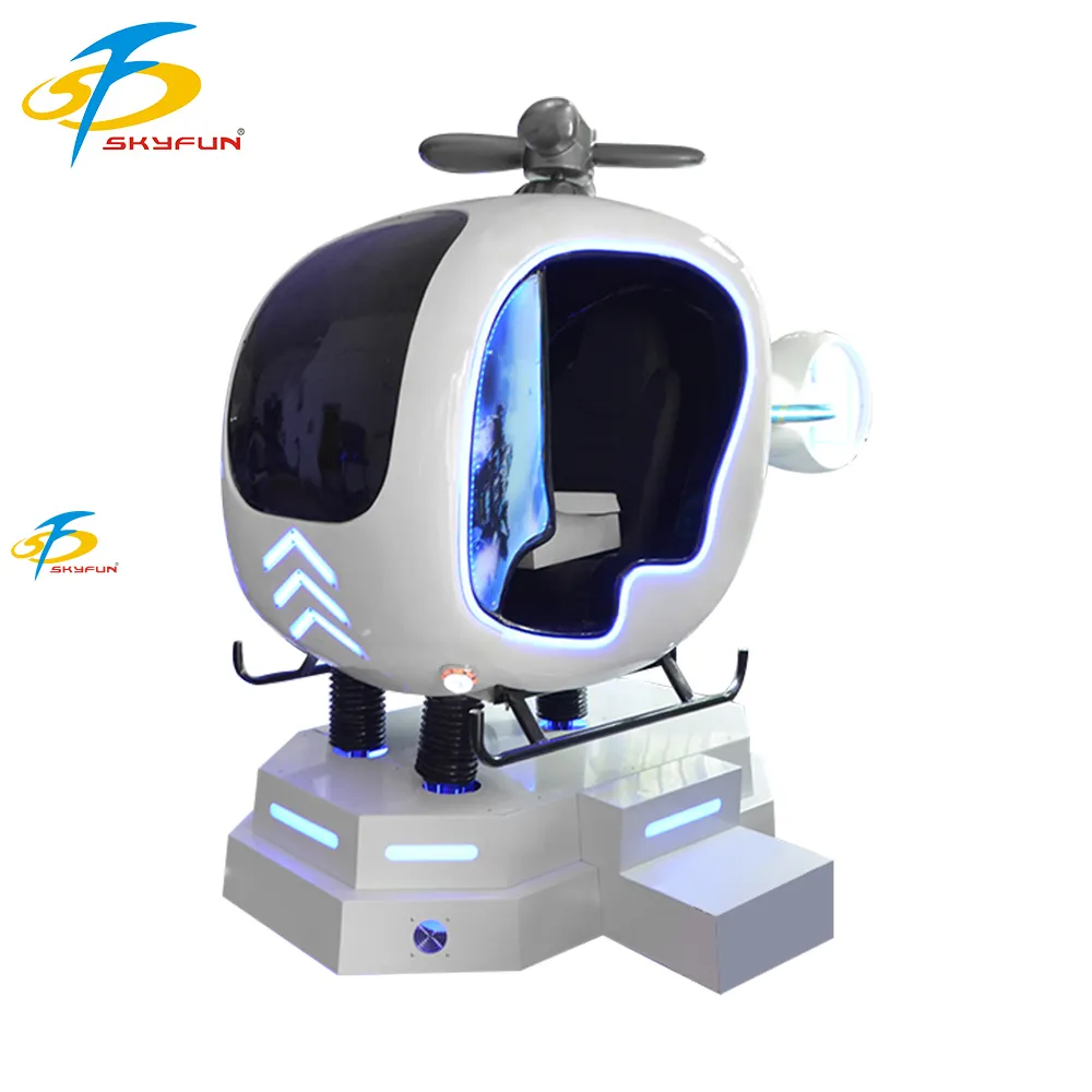 Helicopter 9D VR Flight Simulator – Realistic Flying Experience with Joystick 1