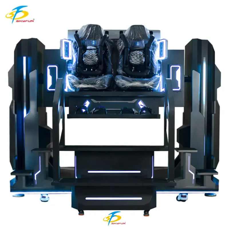 SKYFUN Two-Player VR Driving Simulator with 720° Infinite Rotation 1