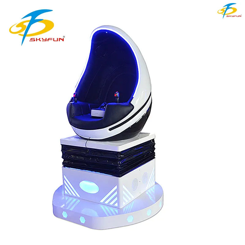 9D VR Egg Cinema Chair – Immersive 3DOF Motion Ride with 100+ VR Movies 1
