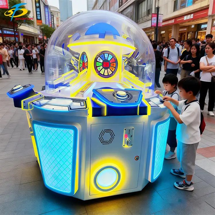 Eng yaxshi 4 o'yinchi uchun 220V Gashapon Planet Arcade Mashina Aylanuvchi O'yini, Blind-Box Sovrinlari Ishlab Chiqaruvchisi | SKYFUN 1