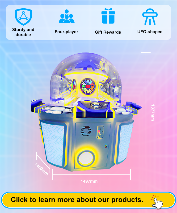 Eng yaxshi 4 o'yinchi uchun 220V Gashapon Planet Arcade Mashina Aylanuvchi O'yini, Blind-Box Sovrinlari Ishlab Chiqaruvchisi | SKYFUN 10