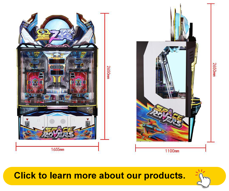 Истеҳсолкунандаи бозии Quality Space Rovers, Jackpot Dual-Zone, HighROI Arcade Machine Station, Бозии ... 11