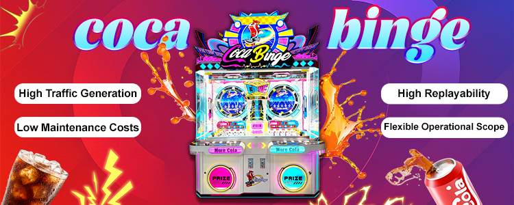 Meilleure machine à sous Coca-Cola : jeu d'arcade interactif à double plateau tournant avec cotes ajustables, en provenance de Chine - SKYFUN 8