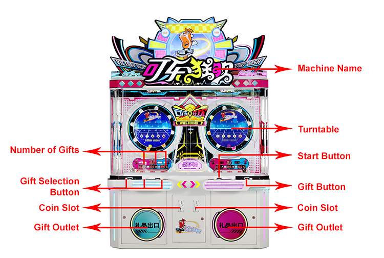 Meilleure machine à sous Coca-Cola : jeu d'arcade interactif à double plateau tournant avec cotes ajustables, en provenance de Chine - SKYFUN 9
