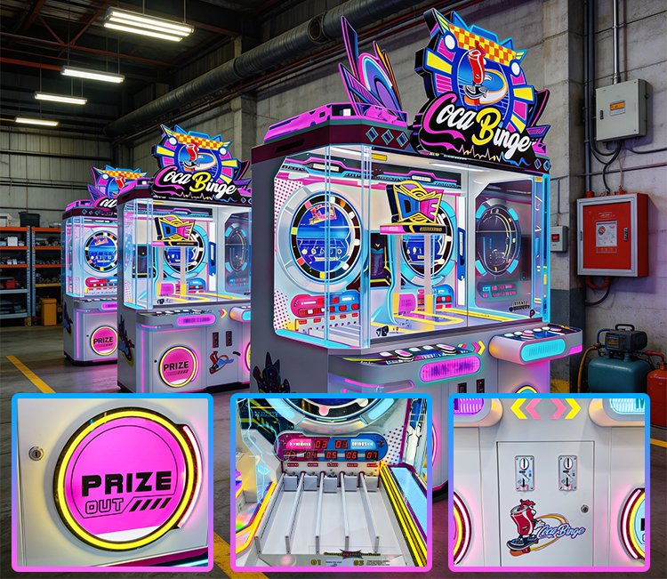 Meilleure machine à sous Coca-Cola : jeu d'arcade interactif à double plateau tournant avec cotes ajustables, en provenance de Chine - SKYFUN 12