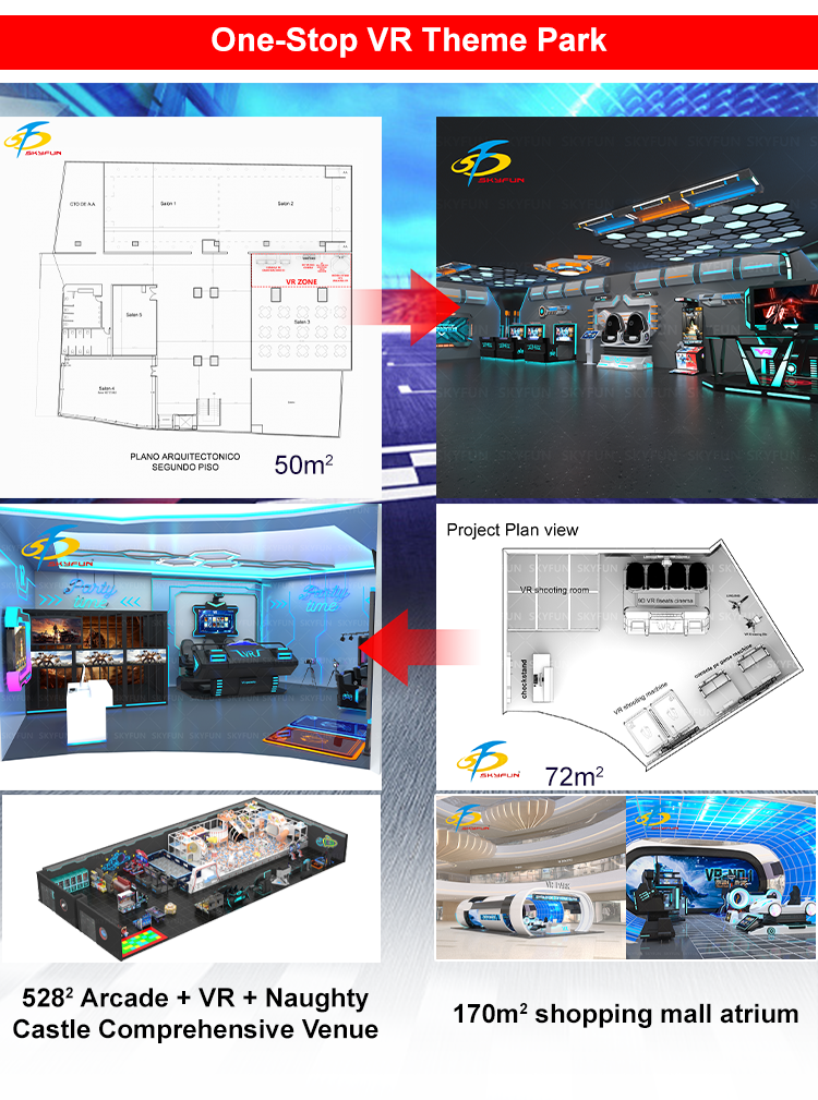 Simulator de curse cu 3 ecrane | Joc arcade de conducere prin mișcare cu roată cu feedback de forță pentru uz comercial SKYFUN 18