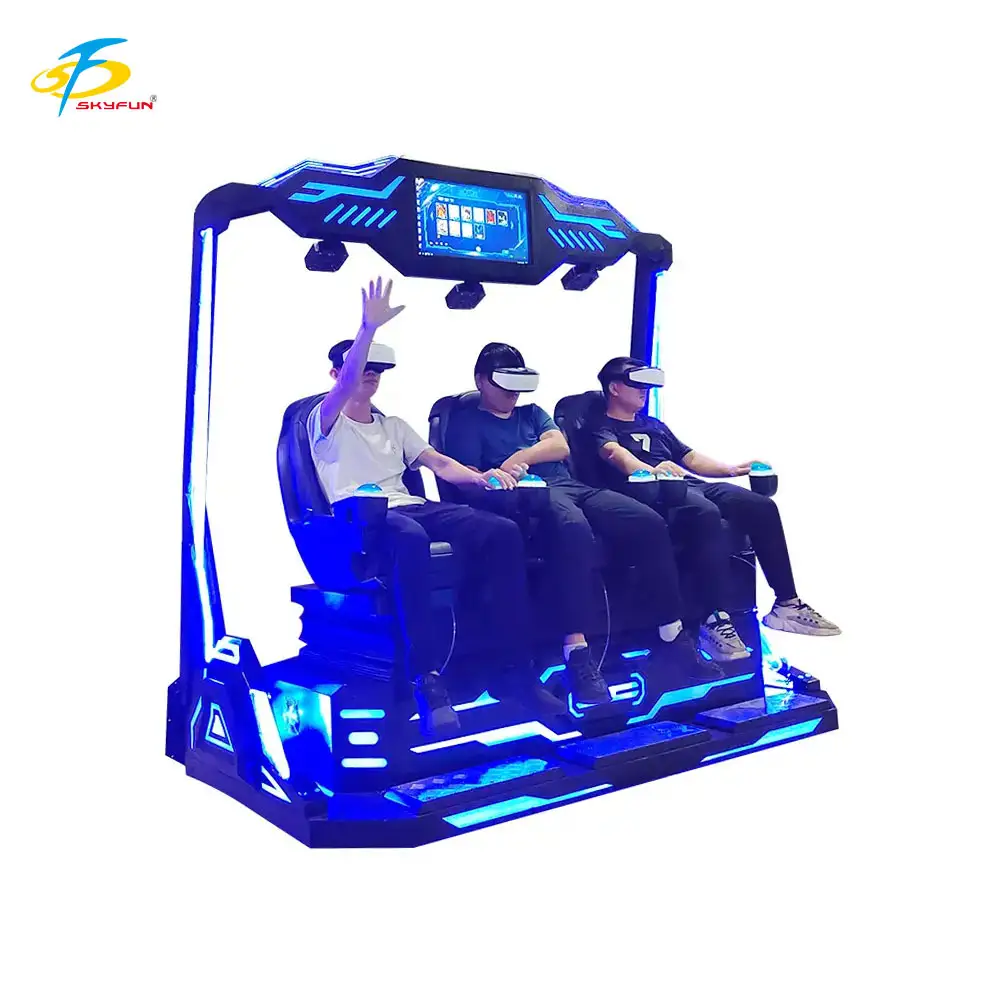 Cinema professionale 9d vr 3 posti