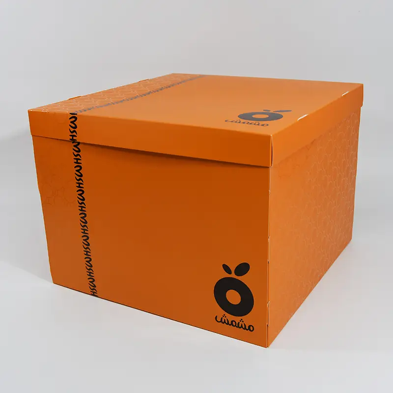 Window Cake Box Handle Paper Eco Friendly Custom Bakery 1