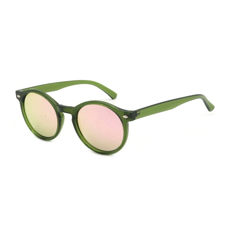 HTR25565 UV400 Polarized Round Frame TR90 Sunglasses 1