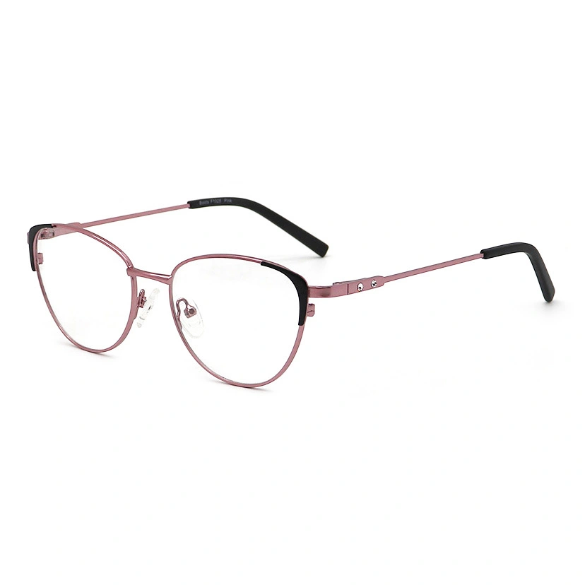 HM24001 Lightweight Cat Eye Metal Optical Frames 1