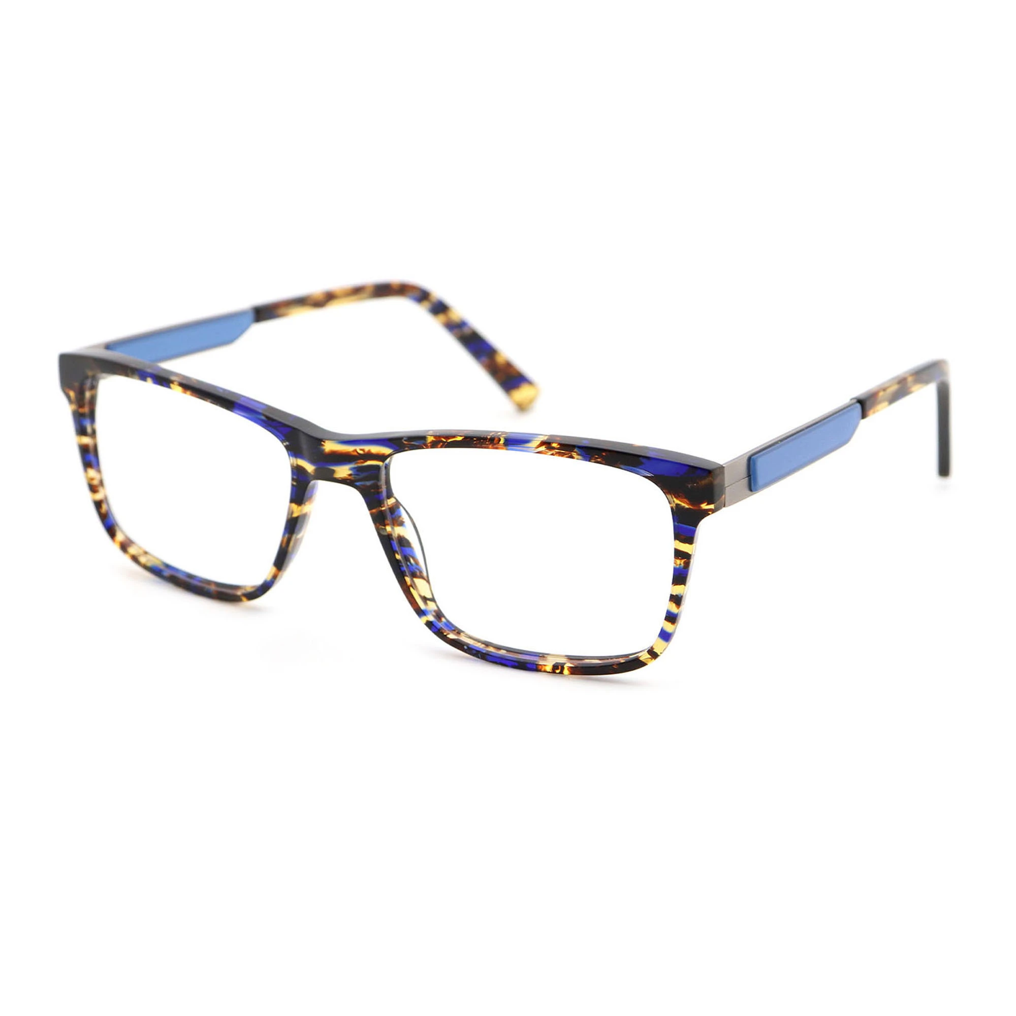Modern Rectangular Blue Light Eyewear in Acetate for Men and Women JAD30903HX 1