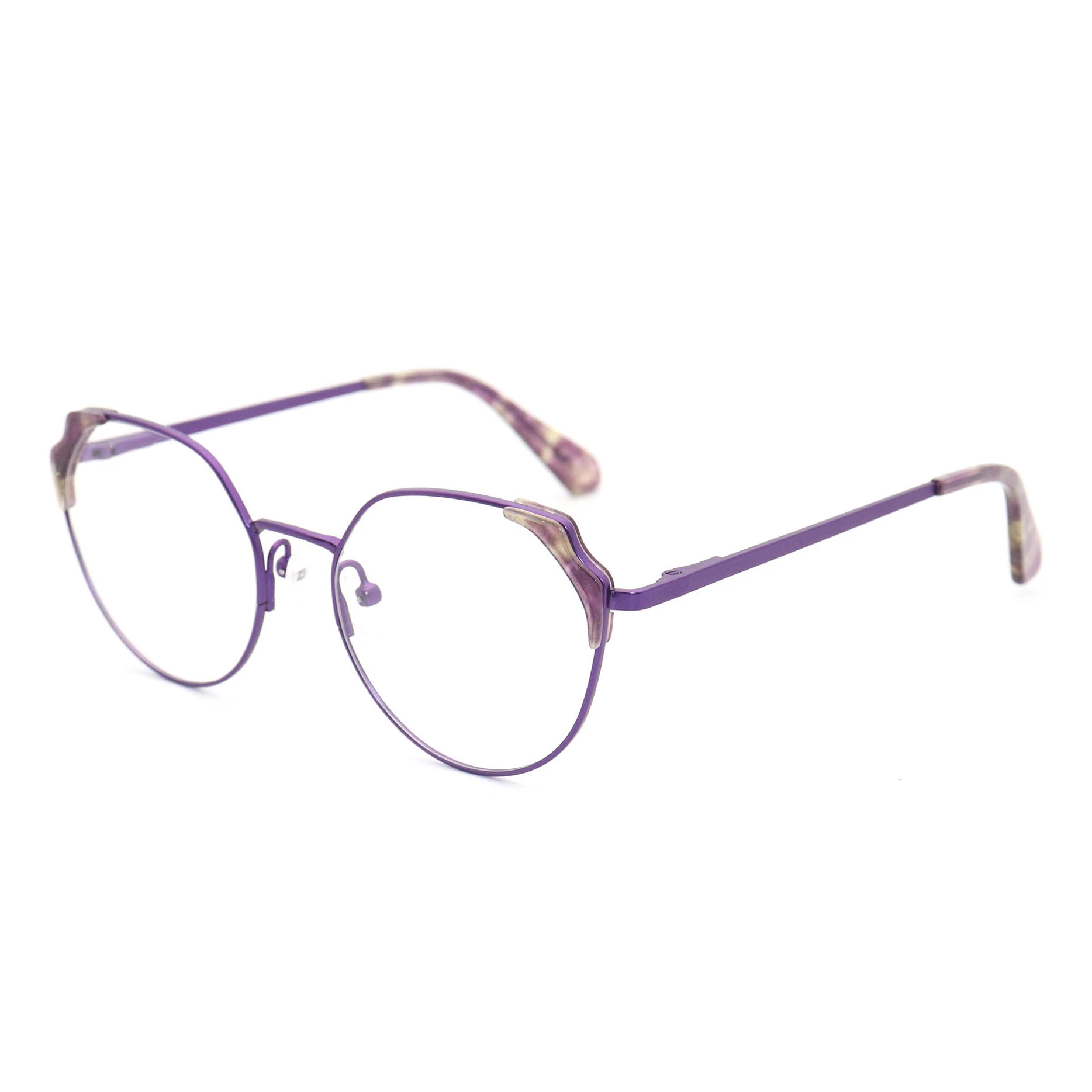 Custom Metal Reading Glasses Lightweight Fashion Optical Frame JMD30931JR 1
