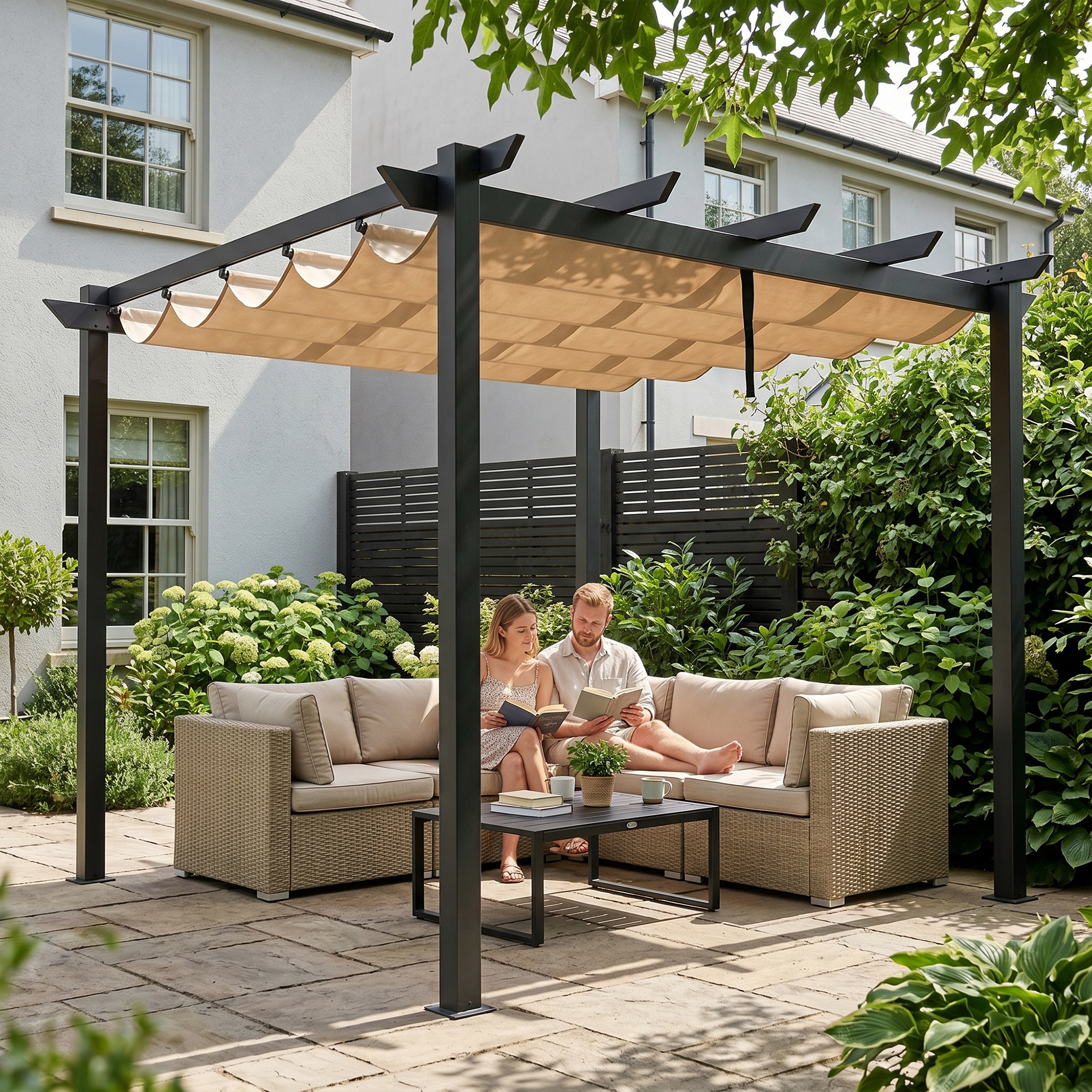 Retractable Pergola Canopy