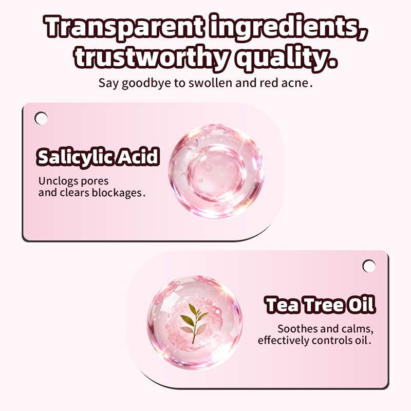 YAOZHI Magic Glow Salicylic Acid Pimple Spot Stickers - Hydrocolloid & Invisible Patches 6