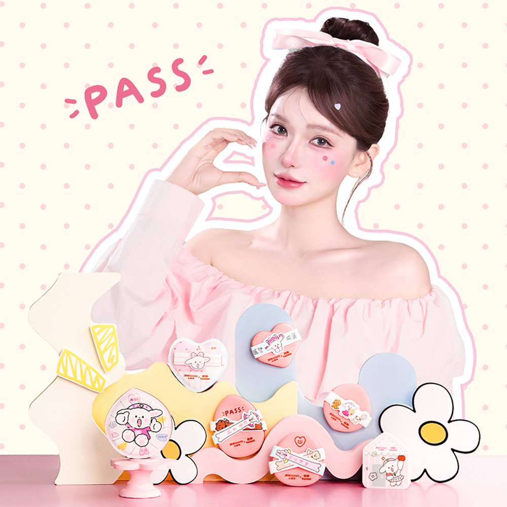 YAOZHI x Nikioooo Co-Branded Gift Set | Star Pimple Patches & Marshmallow Makeup Puffs 2