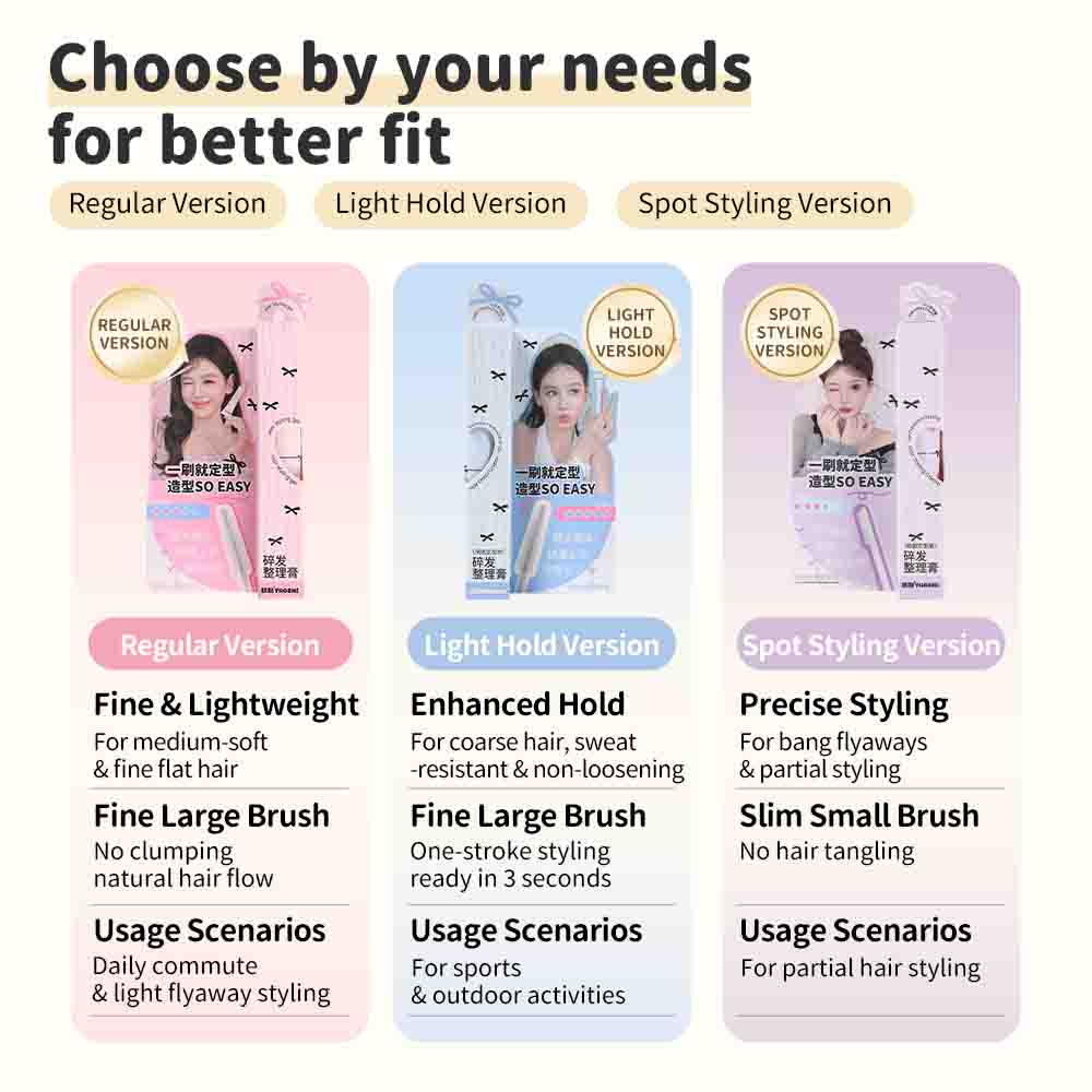 YAOZHI Hair Styling Gel for Women - Anti-Frizz Bangs & Stray Hair Finishing Gel 4
