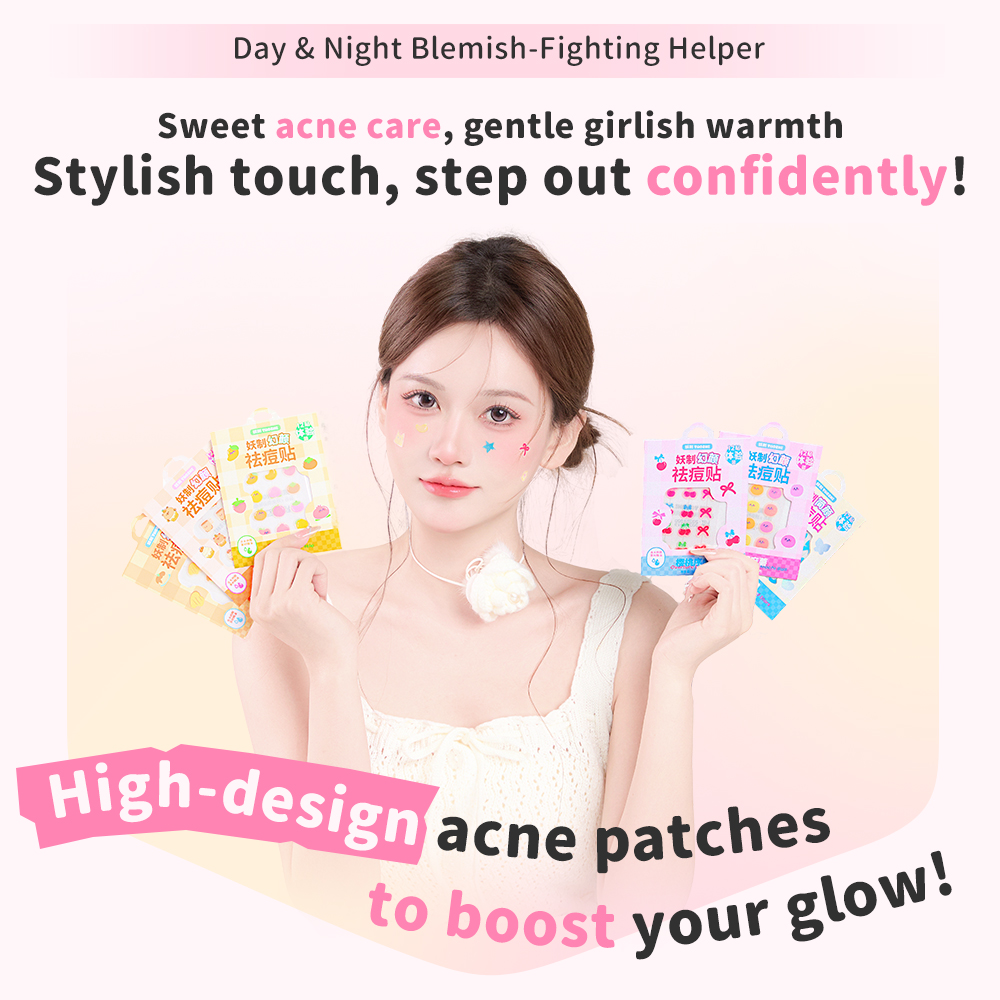 YAOZHI Magic Glow Salicylic Acid Pimple Spot Stickers - Hydrocolloid & Invisible Patches 3