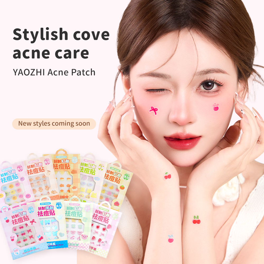 YAOZHI Magic Glow Salicylic Acid Pimple Spot Stickers - Hydrocolloid & Invisible Patches 2