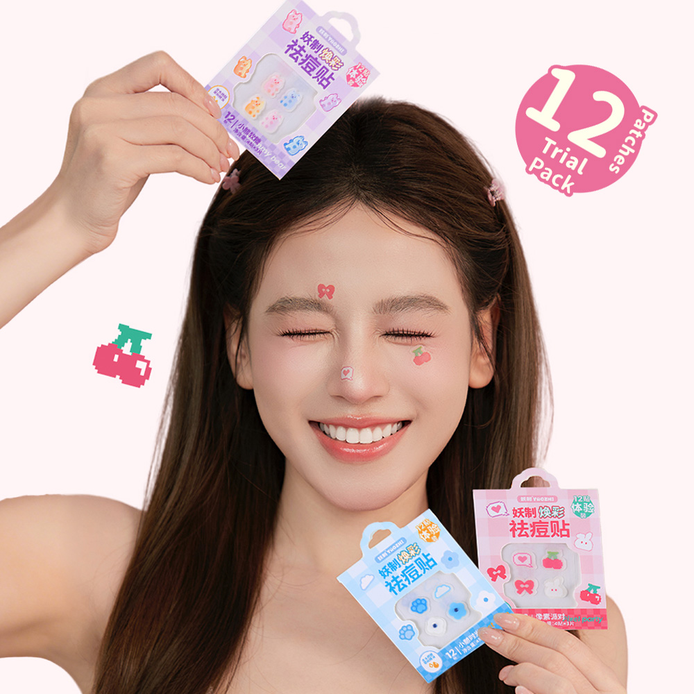 YAOZHI Brilliant Hydrocolloid Tea Tree Oil Pimple Patch | Hydrocolloid Pimple Patches Full Face 4