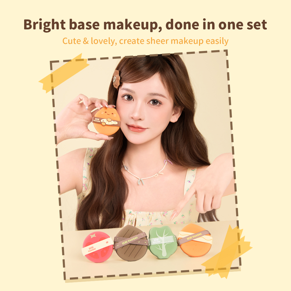 YAOZHI Value Pack Bulk Makeup Puff Set Soft Texture, Low Powder Absorption, Breathable & Good Concealing Effect, Smooth Fit Makeup Puff Must-have for Ladies 3