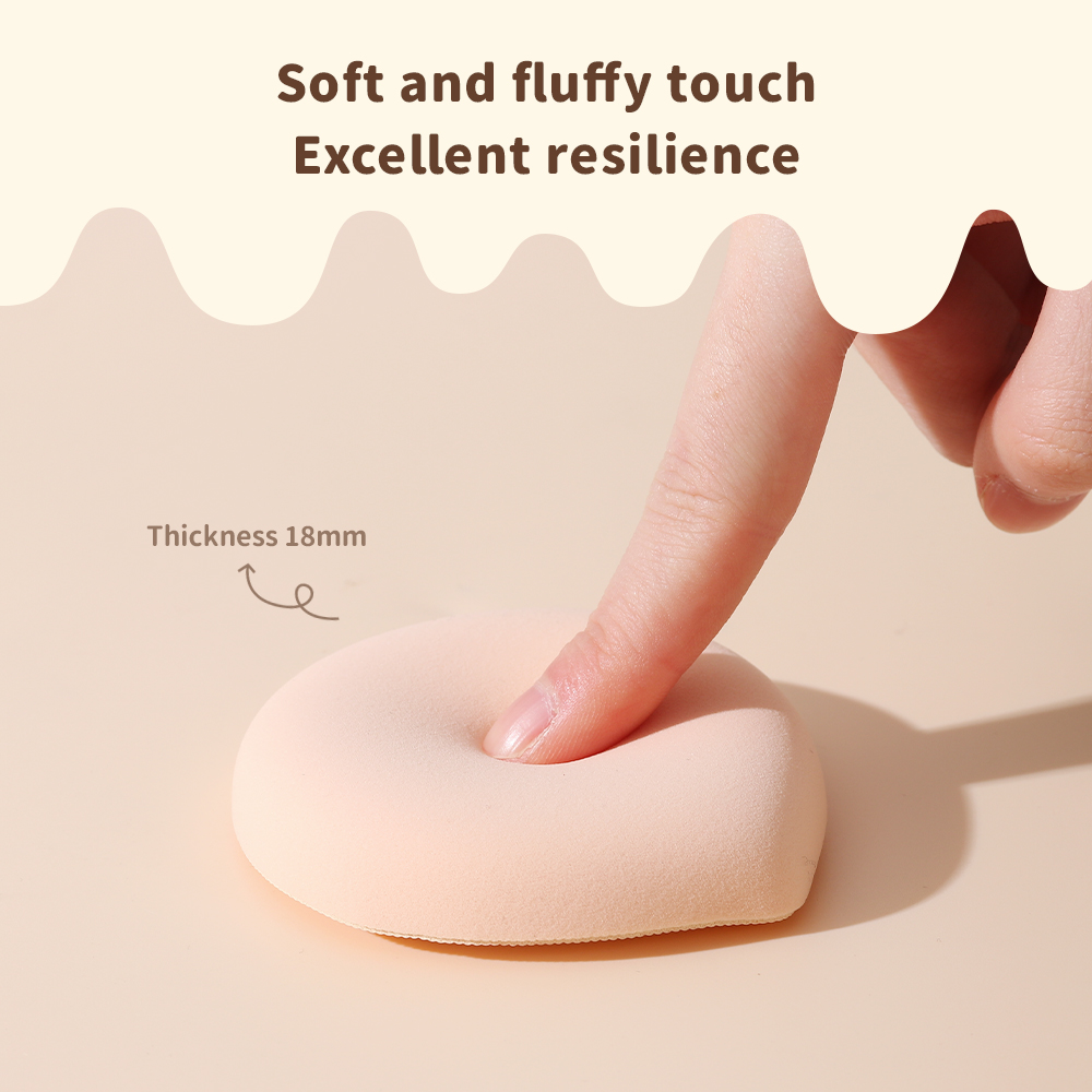 พัฟแต่งหน้า YAOZHI Fluffy Cloud Series เด้งดึ๋งเป็นพิเศษและดูดซับแป้งน้อย พัฟทรงกระชับใบหน้าสำหรับลงรองพื้นและเซ็ตติ้งแป้ง 11