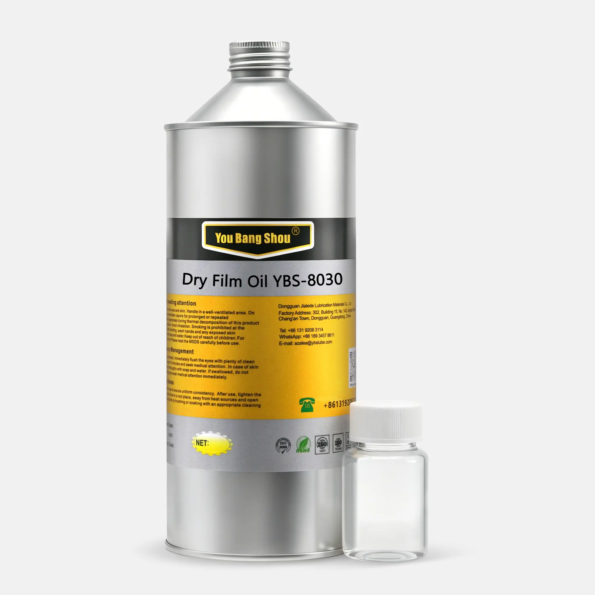 Custom YBS-8030 Quick-Drying Dry Film Lubricant Manufacturer YBS 1