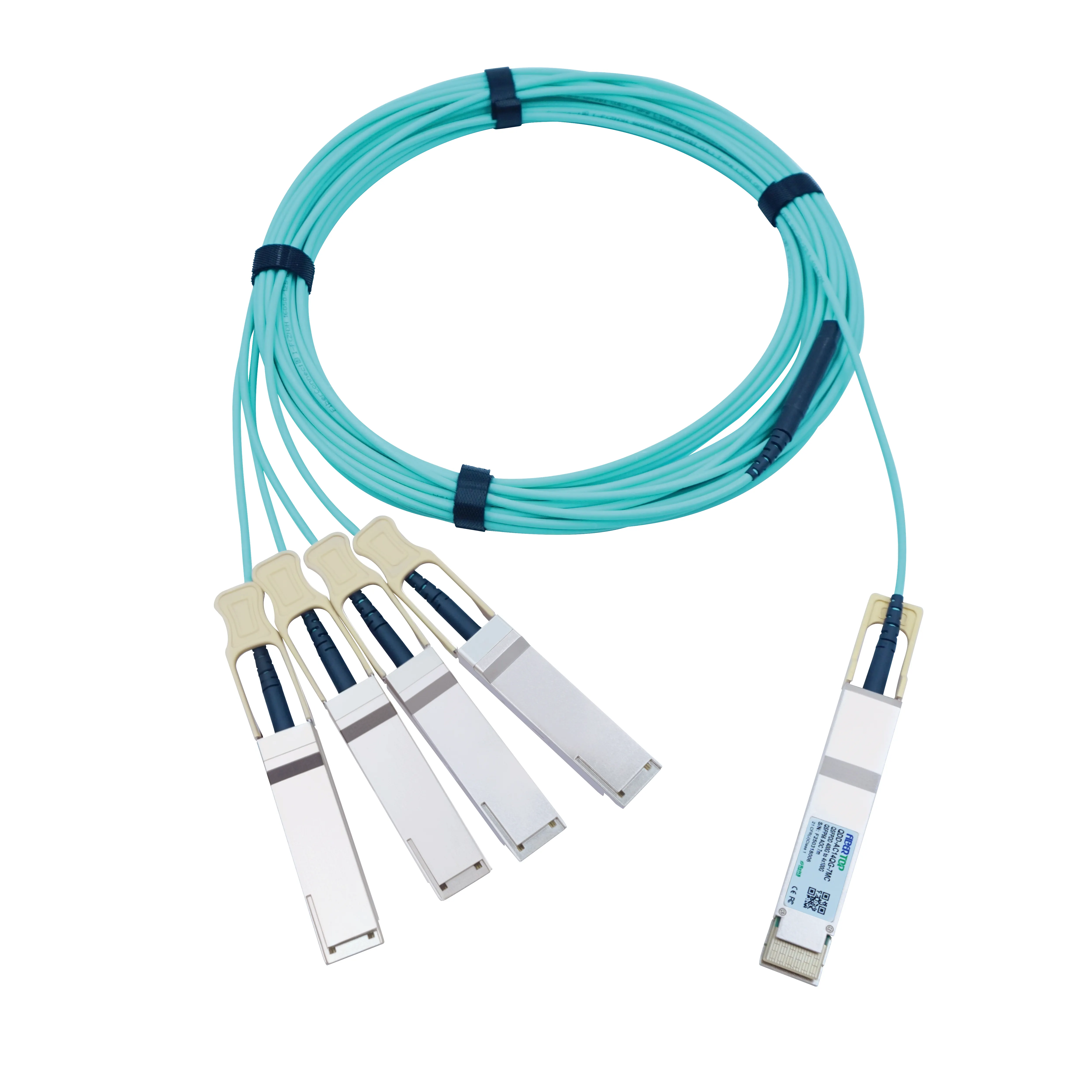 400G QSFP-DD на 4 x 100G QSFP56 AOC 1