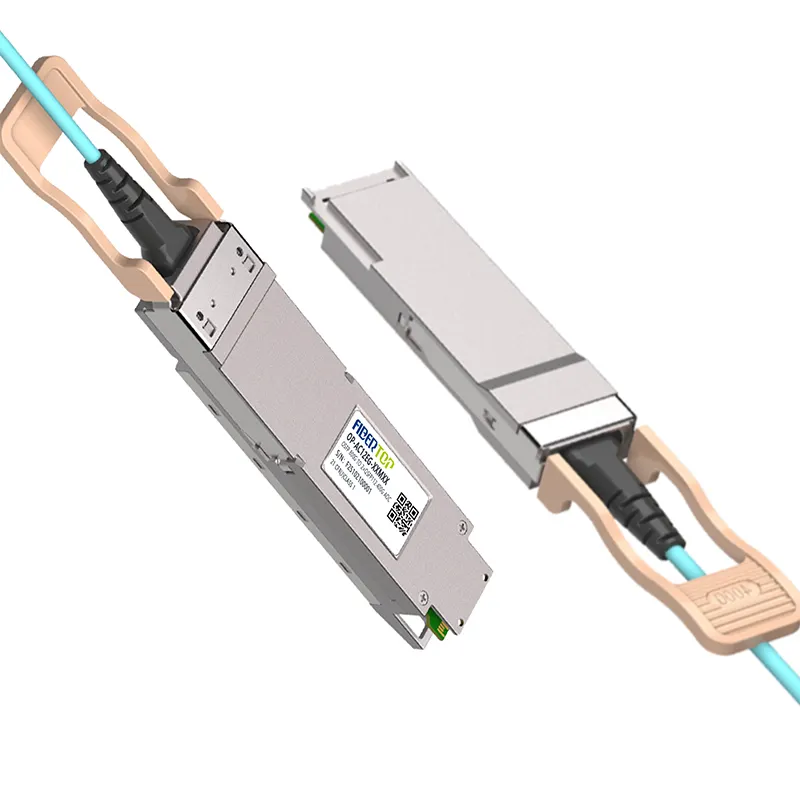 Adaptador OSFP de 800G a 2xQSFP112 de 400G AOC 1