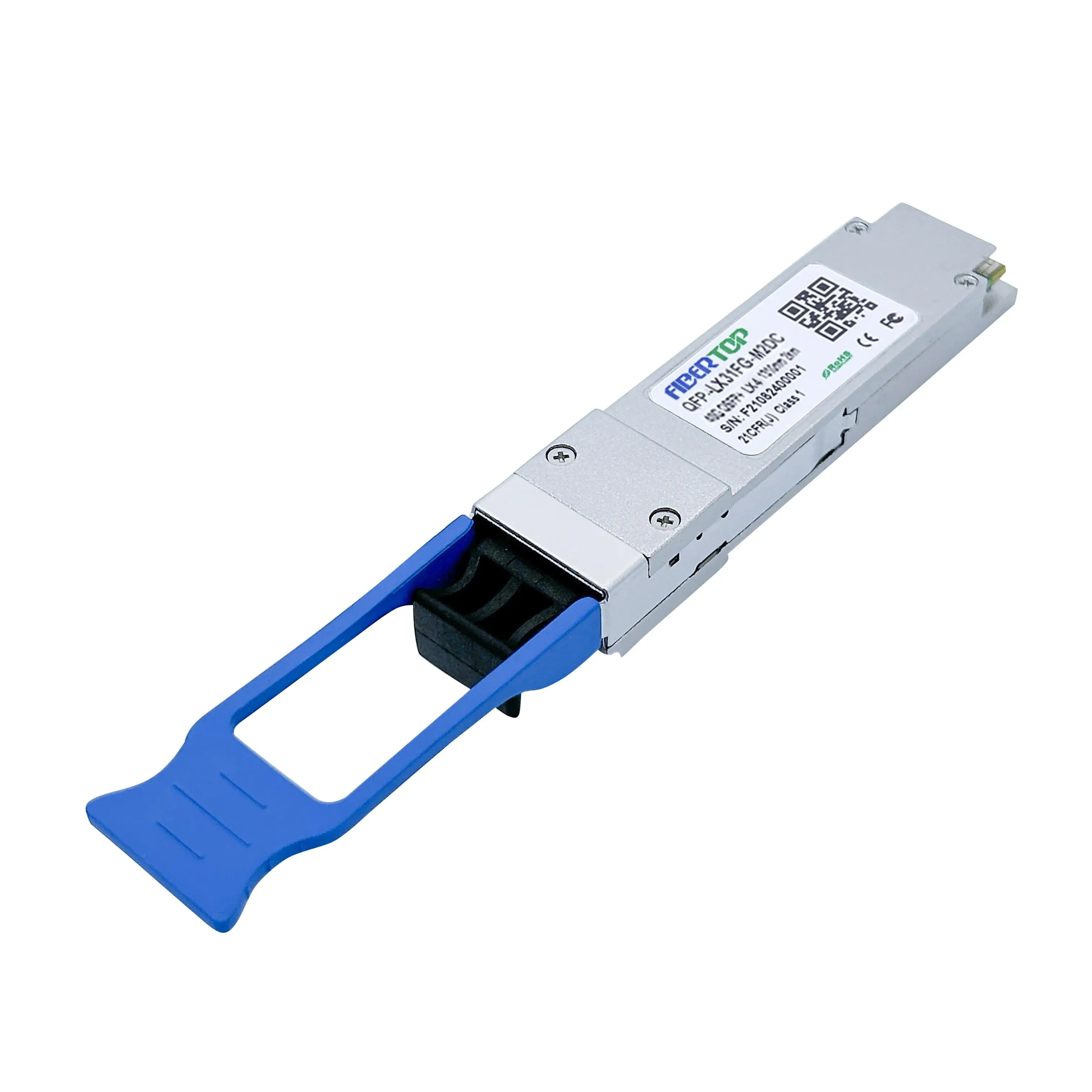 FIBERTOP 40G QSFP+ 1310nm LX4 SMF 2km/MMF 150m LC DOM 송수신기 40G BIDI 다중 모드 모듈 1
