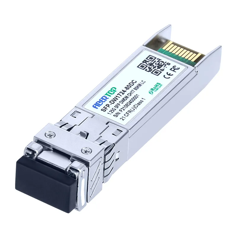1.25G SFP DWDM 80km CH17-CH61 송수신기 1